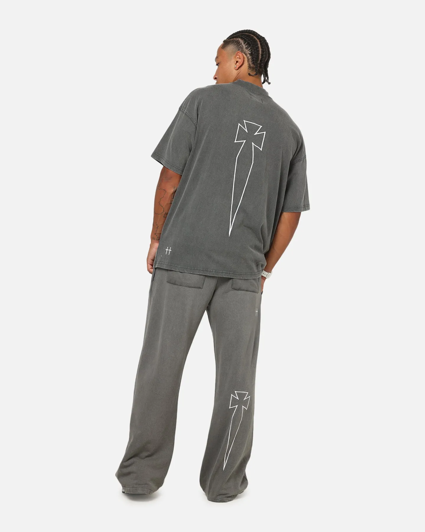 Saint Morta Athltc T-Shirt Washed Charcoal sold by Culture Kings product image thumbnail 4