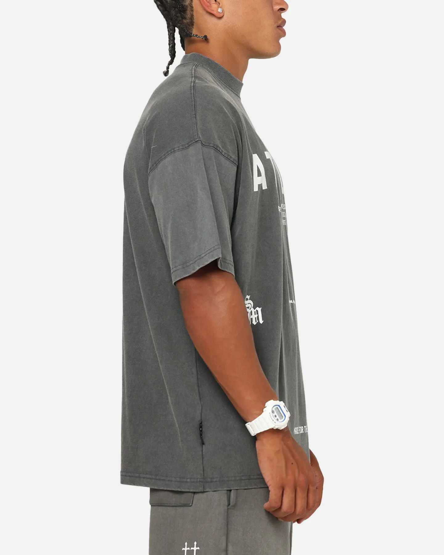 Saint Morta Athltc T-Shirt Washed Charcoal sold by Culture Kings product image thumbnail 5