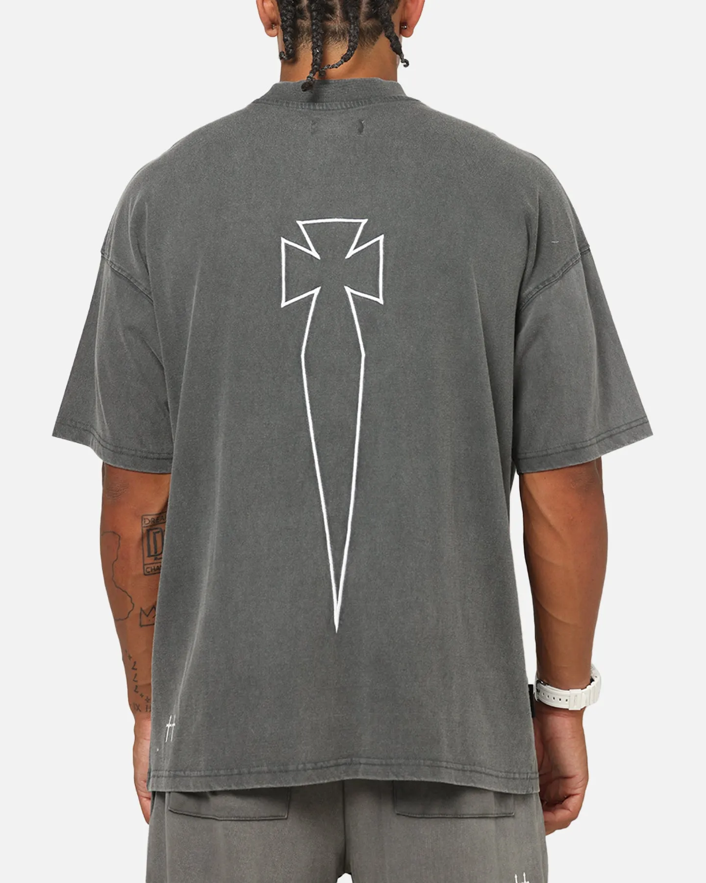 Saint Morta Athltc T-Shirt Washed Charcoal sold by Culture Kings product image thumbnail 2