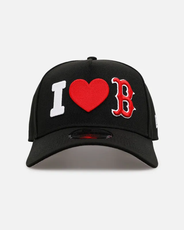 New Era Boston Red Sox 'Love' 9FORTY A-Frame Snapback Black sold by Culture Kings