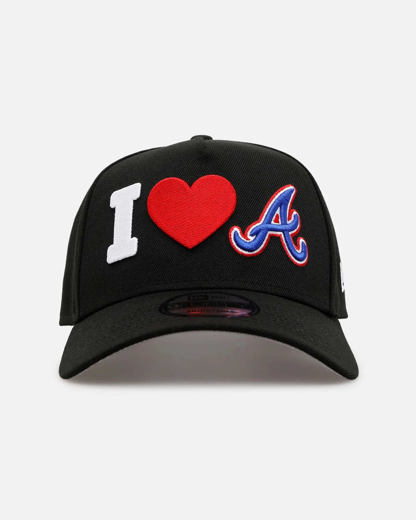 New Era Atlanta Braves 'Love' 9FORTY A-Frame Snapback Black sold by Culture Kings