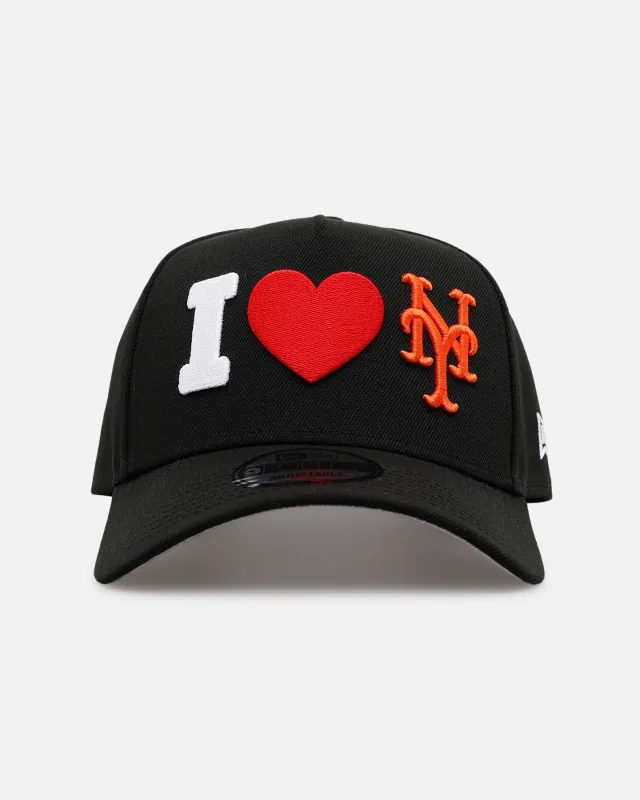 New Era New York Mets 'Love' 9FORTY A-Frame Snapback Black made by New Era