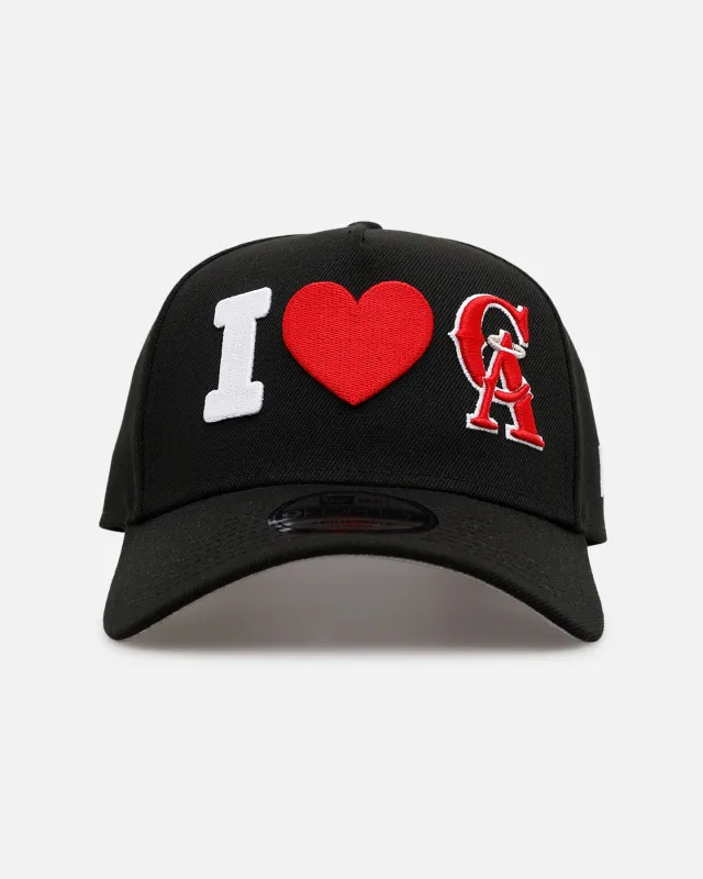 New Era Los Angeles Angels 'Love' 9FORTY A-Frame Snapback Black made by New Era