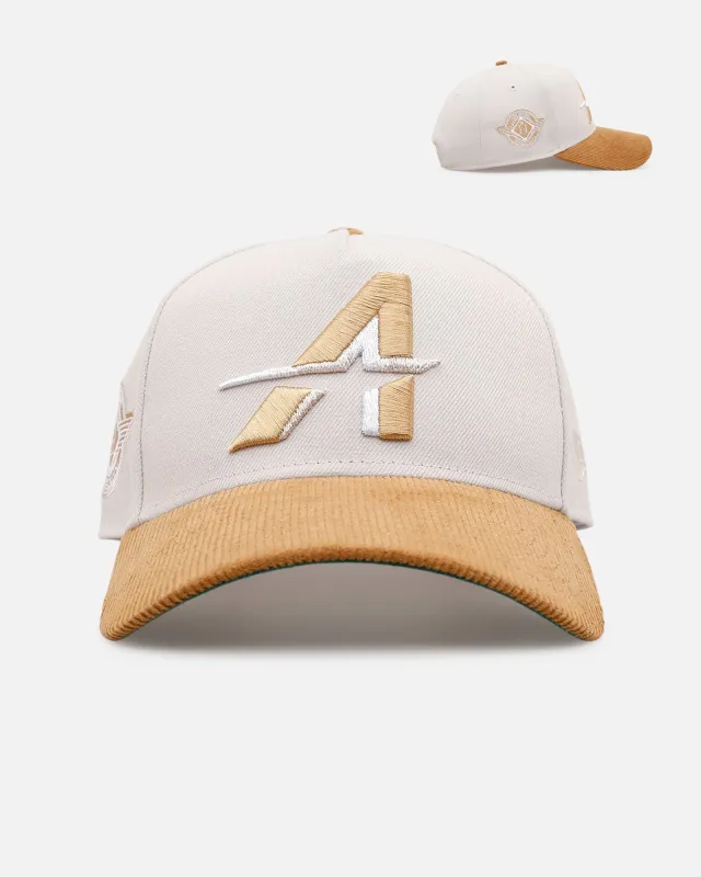 New Era Houston Astros 'Honey Pot' 9FORTY A-Frame Snapback Stone/Wheat made by New Era