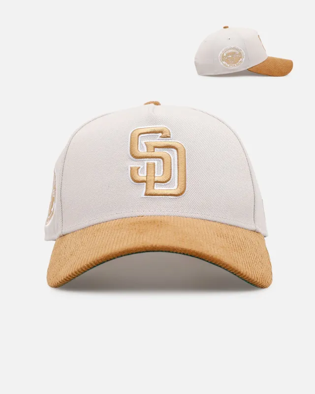 New Era San Diego Padres 'Honey Pot' 9FORTY A-Frame Snapback Stone/Wheat made by New Era