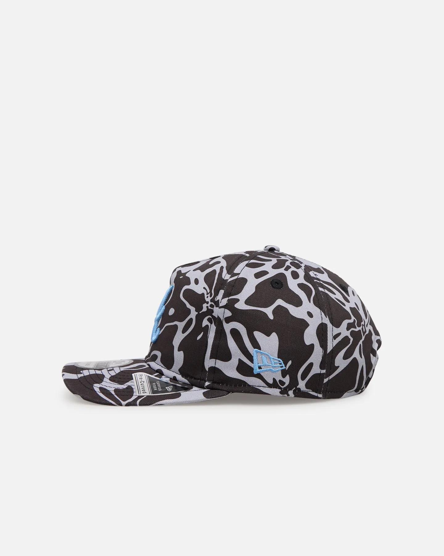 New Era Atlanta Braves 'Brushed Cotton' 19TWENTY Strapback Black/Light Blue sold by Culture Kings product image thumbnail 4