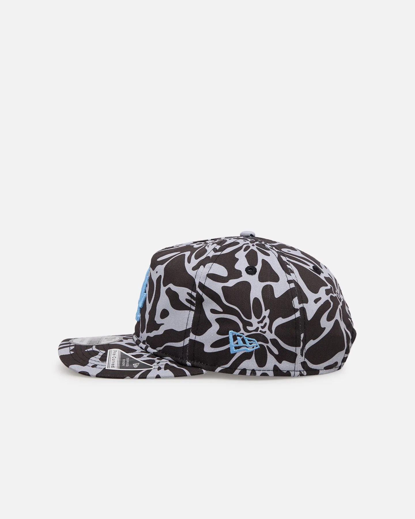 New Era Los Angeles Dodgers 'Brushed Cotton' 19TWENTY Strapback Black/Light Blue sold by Culture Kings product image thumbnail 4