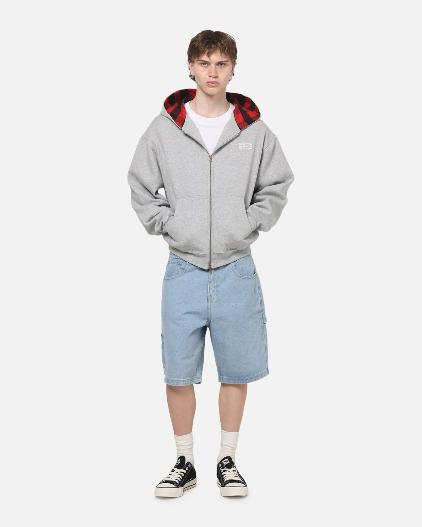 Carre Carpenter Jorts Light Blue Wash sold by Culture Kings product image thumbnail 2