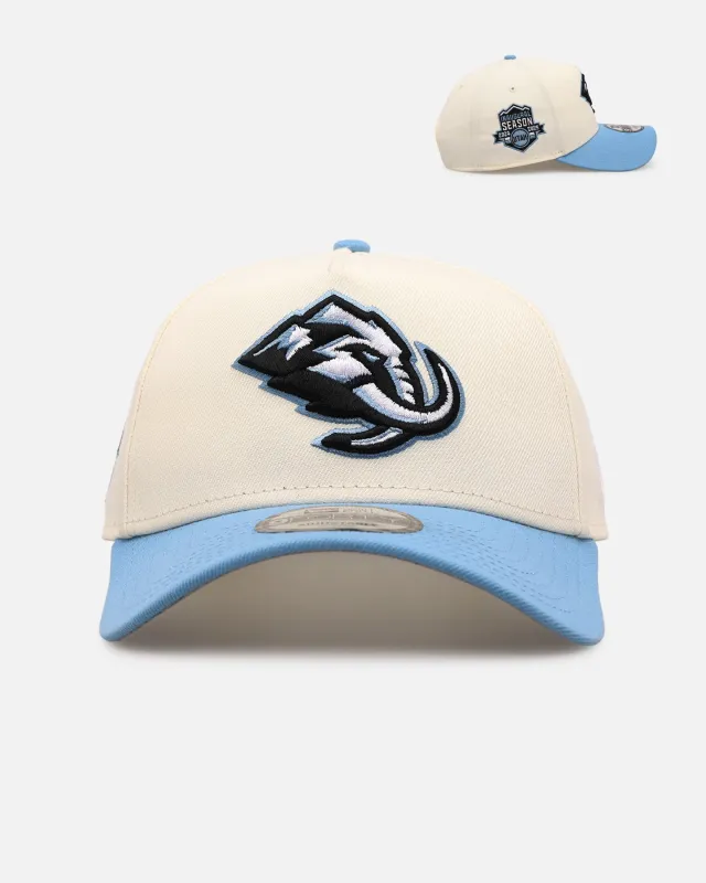 New Era Utah Mammoth 'Team Color Visor' 9FORTY A-Frame Snapback Chrome/Official Team Color sold by Culture Kings
