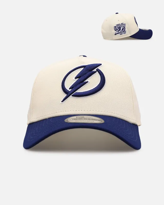 New Era Tampa Bay Lightning 'Team Color Visor' 9FORTY A-Frame Snapback Chrome/Official Team Color made by New Era