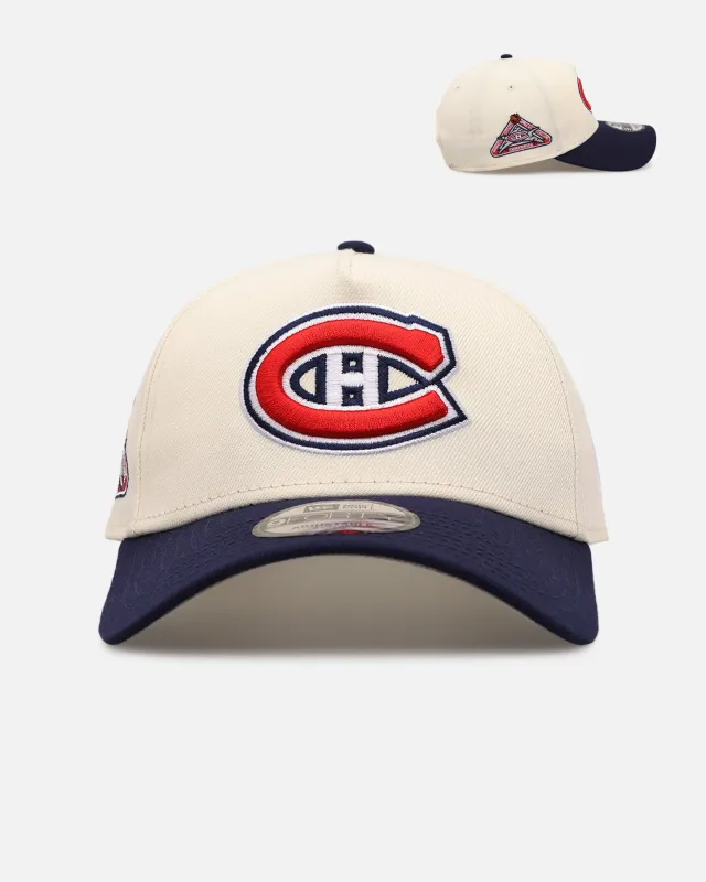 New Era Montreal Canadiens 'Team Color Visor' 9FORTY A-Frame Snapback Chrome/Official Team Color made by New Era