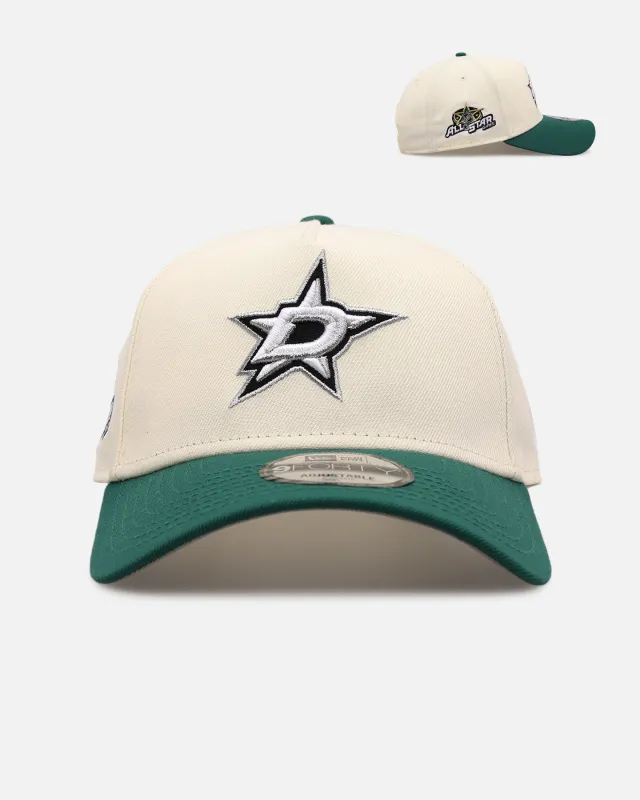 New Era Dallas Stars 'Team Color Visor' 9FORTY A-Frame Snapback Chrome/Official Team Color made by New Era