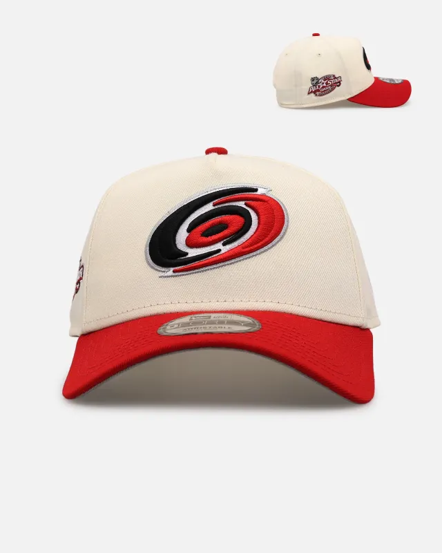 New Era Carolina Hurricanes 'Team Color Visor' 9FORTY A-Frame Snapback Chrome/Official Team Color made by New Era