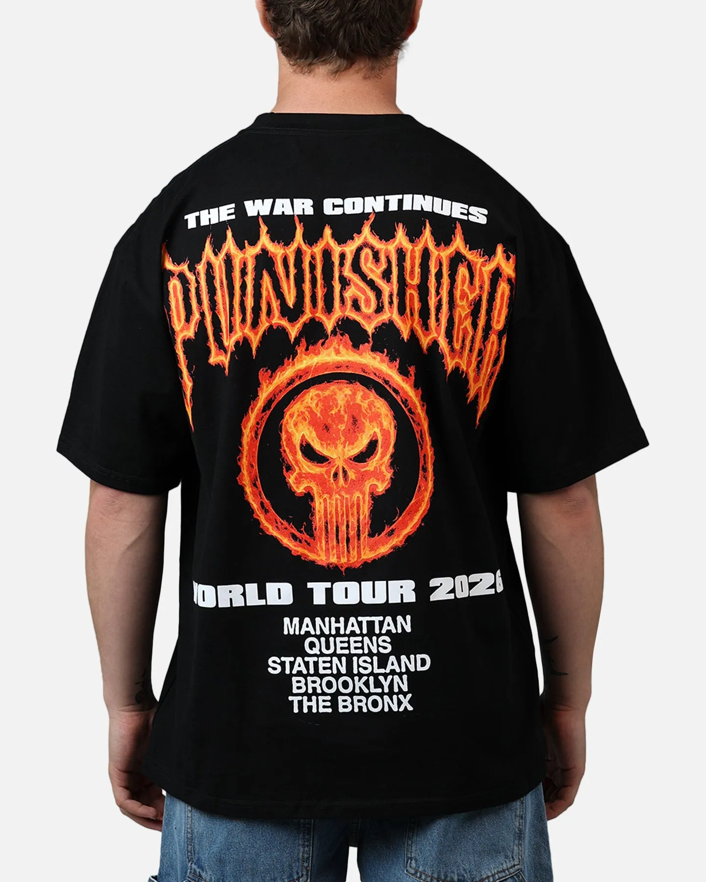 73Studio Marvel Punisher Vintage T-Shirt Black sold by Culture Kings