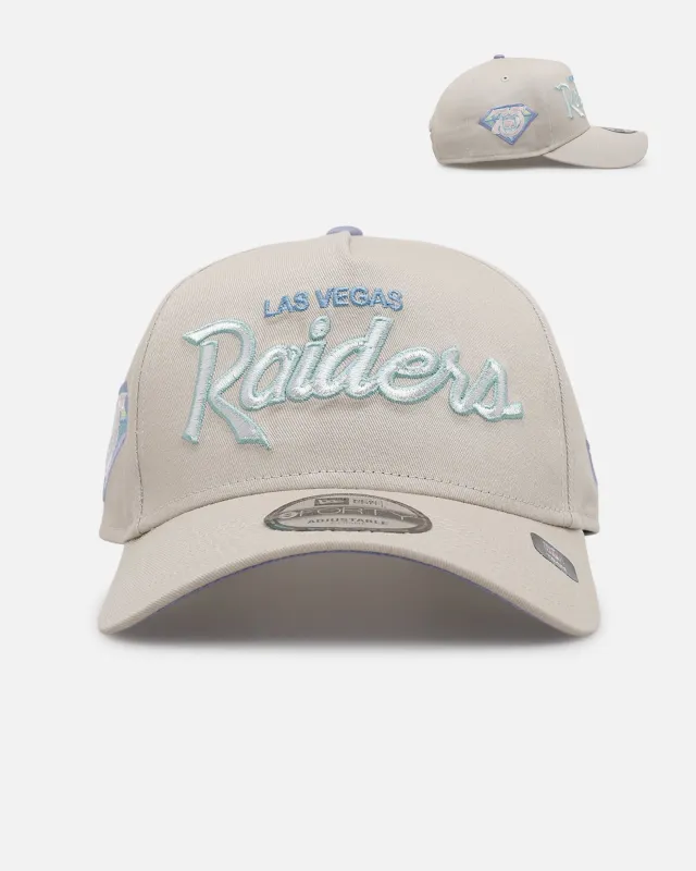 New Era Las Vegas Raiders 'Pastel 2.0' 9FORTY A-Frame Snapback Stone made by New Era