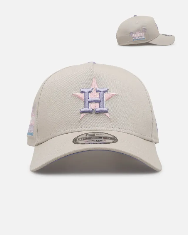 New Era Houston Astros 'Pastel 2.0' 9FORTY A-Frame Snapback Stone made by New Era