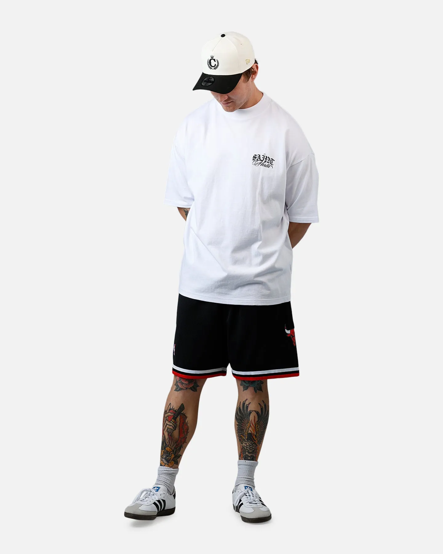 Mitchell & Ness Chicago Bulls 97-98' Swingman Shorts Black sold by Culture Kings product image thumbnail 2