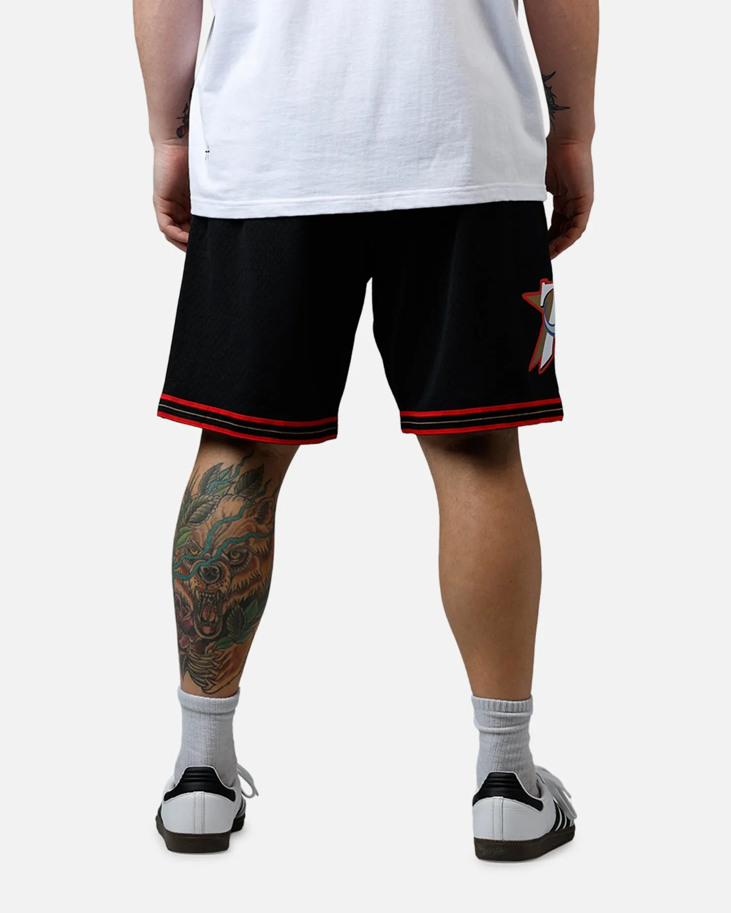 Mitchell & Ness Philadelphia 76ers 00-01' Swingman Shorts Black sold by Culture Kings product image thumbnail 5