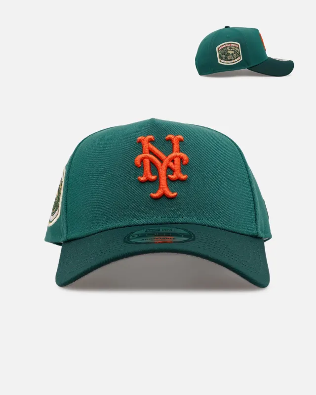 New Era New York Mets 'Citrus 2.0' 9FORTY A-Frame Snapback Dark Green/Orange made by Culture Kings