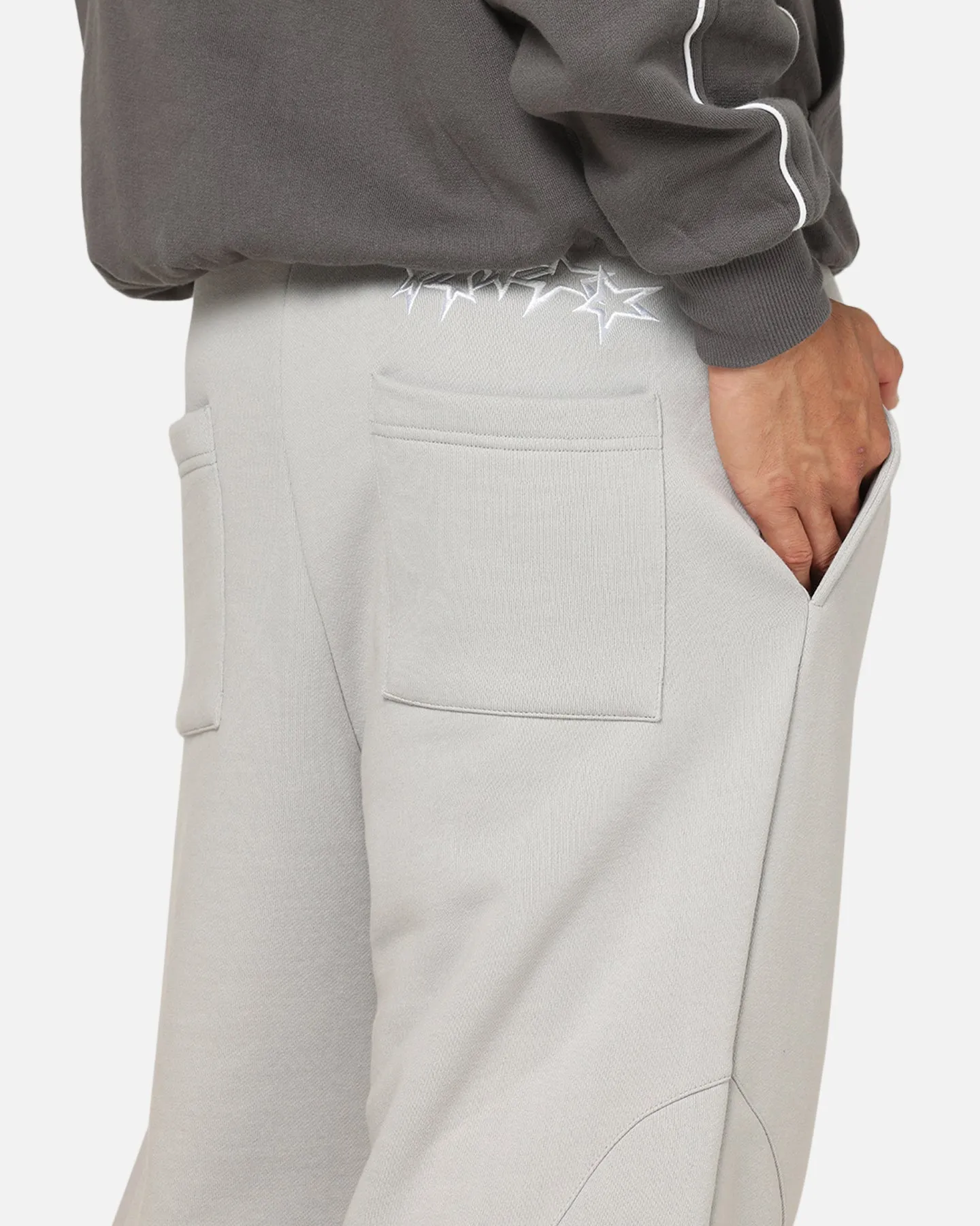 Carre Off Grid Panelled Trackpants Light Grey sold by Culture Kings product image thumbnail 4