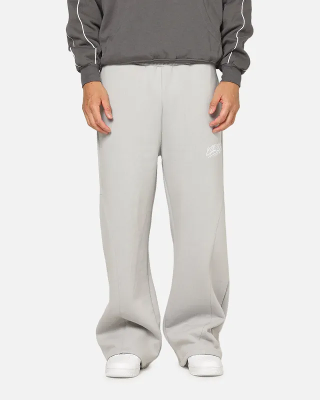 Carre Off Grid Panelled Trackpants Light Grey made by Culture Kings
