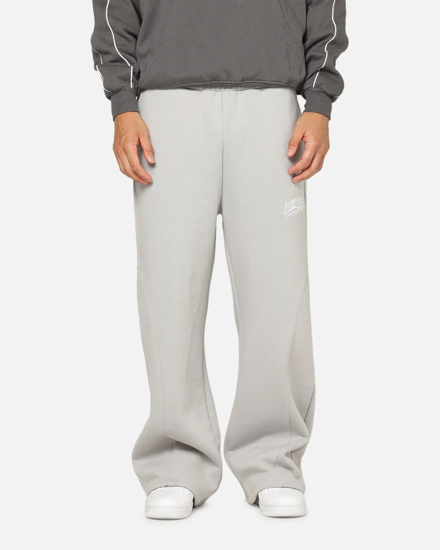 Carre Off Grid Panelled Trackpants Light Grey sold by Culture Kings