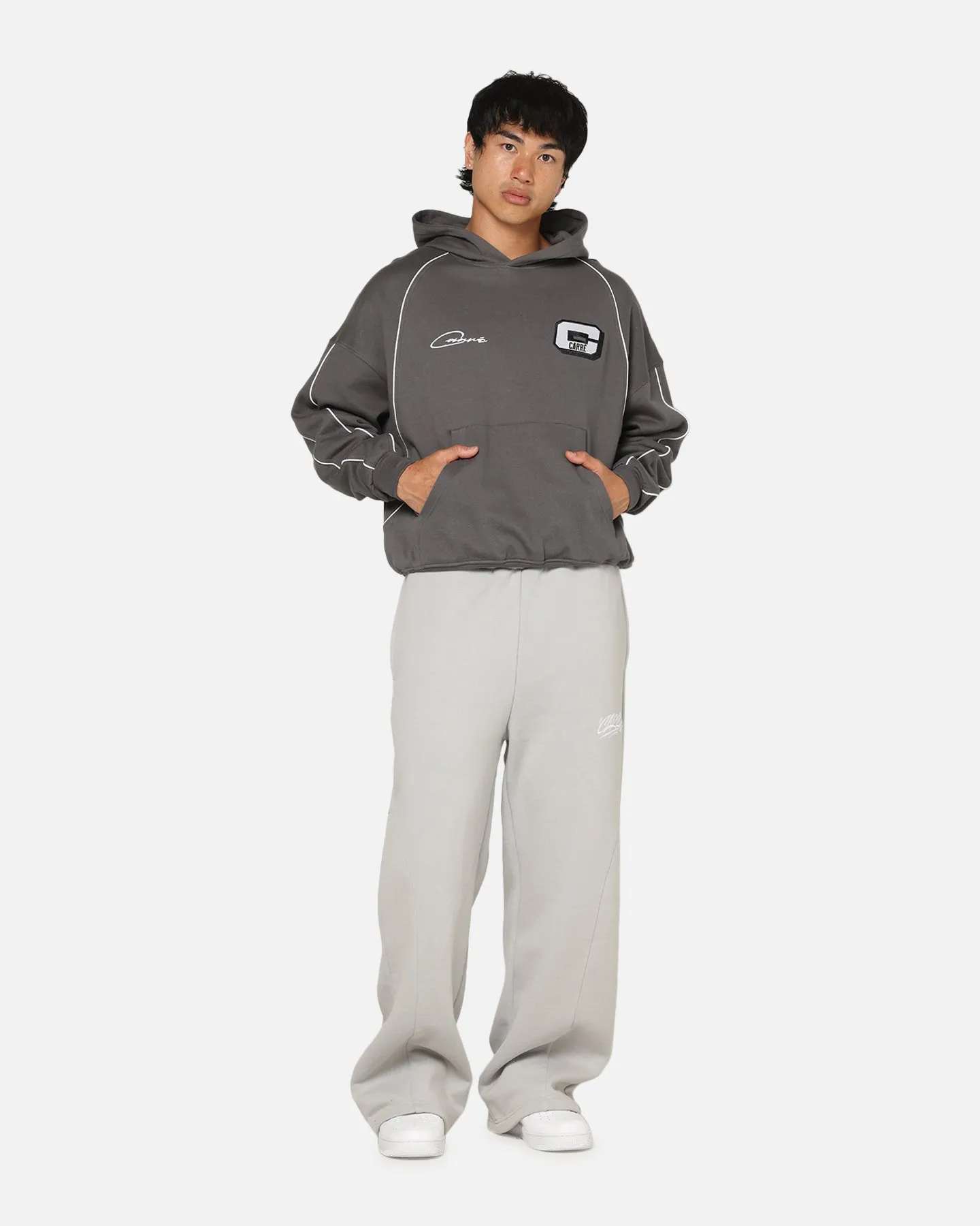 Carre Off Grid Panelled Trackpants Light Grey sold by Culture Kings product image thumbnail 2