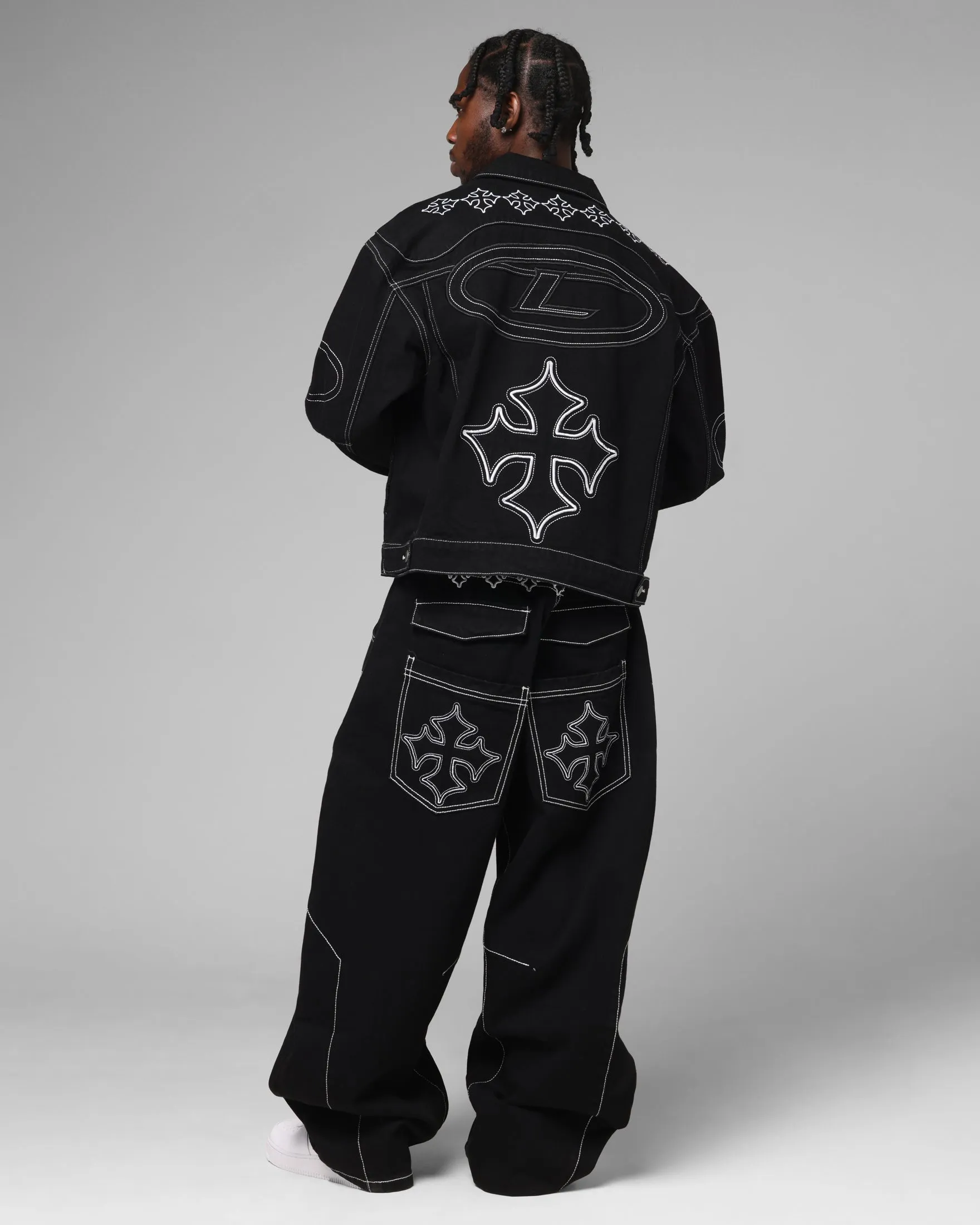 Loiter Daytona Denim Jacket Black sold by Culture Kings product image thumbnail 4