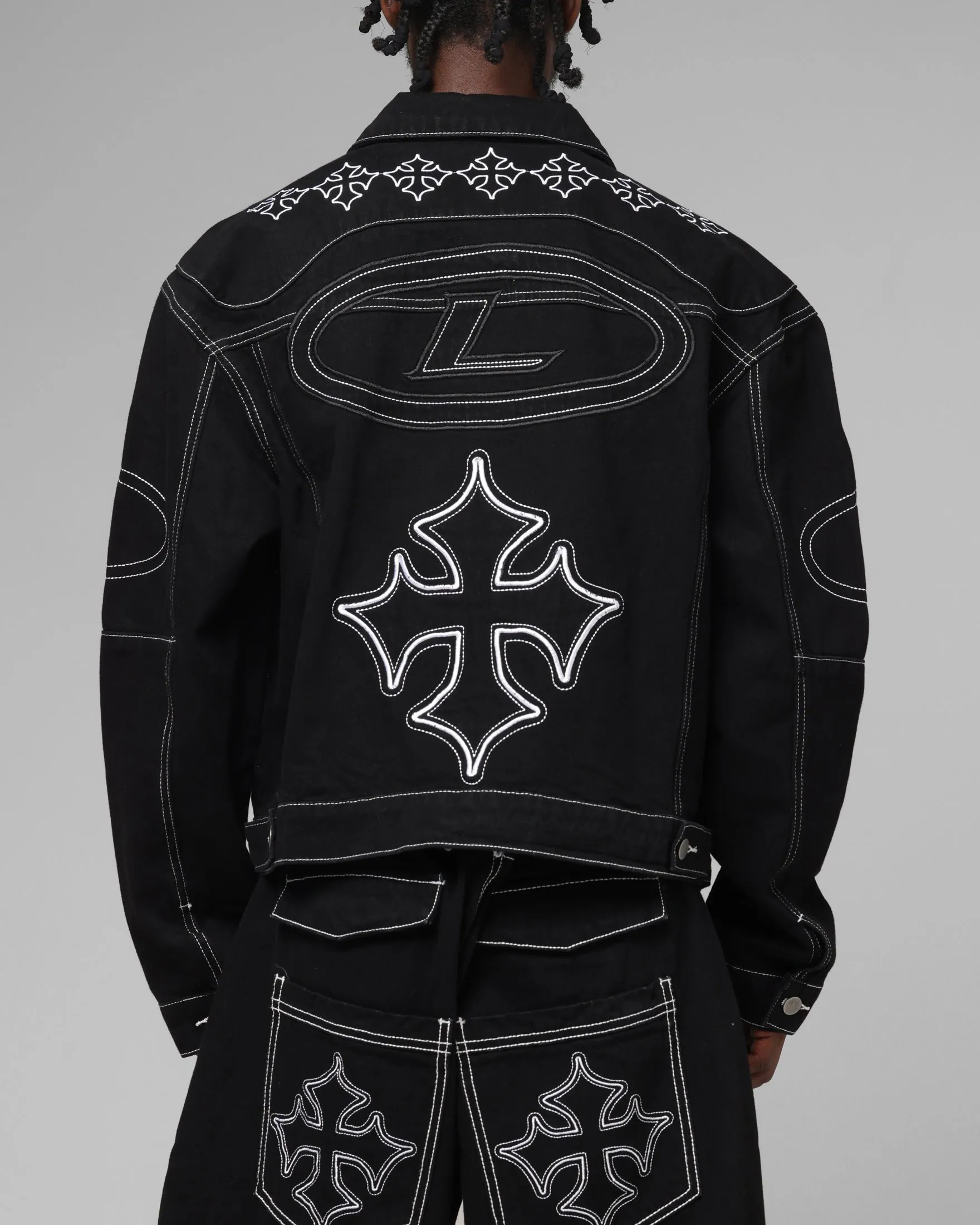 Loiter Daytona Denim Jacket Black sold by Culture Kings product image thumbnail 2