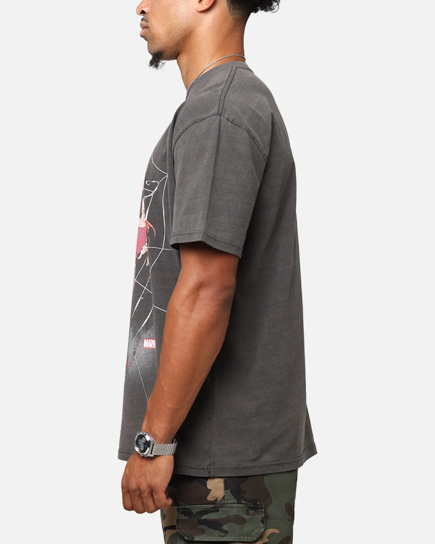 73Studio Marvel’s Spider-Man Peter Parker & MJ Heavyweight T-Shirt Black Wash sold by Culture Kings product image thumbnail 5