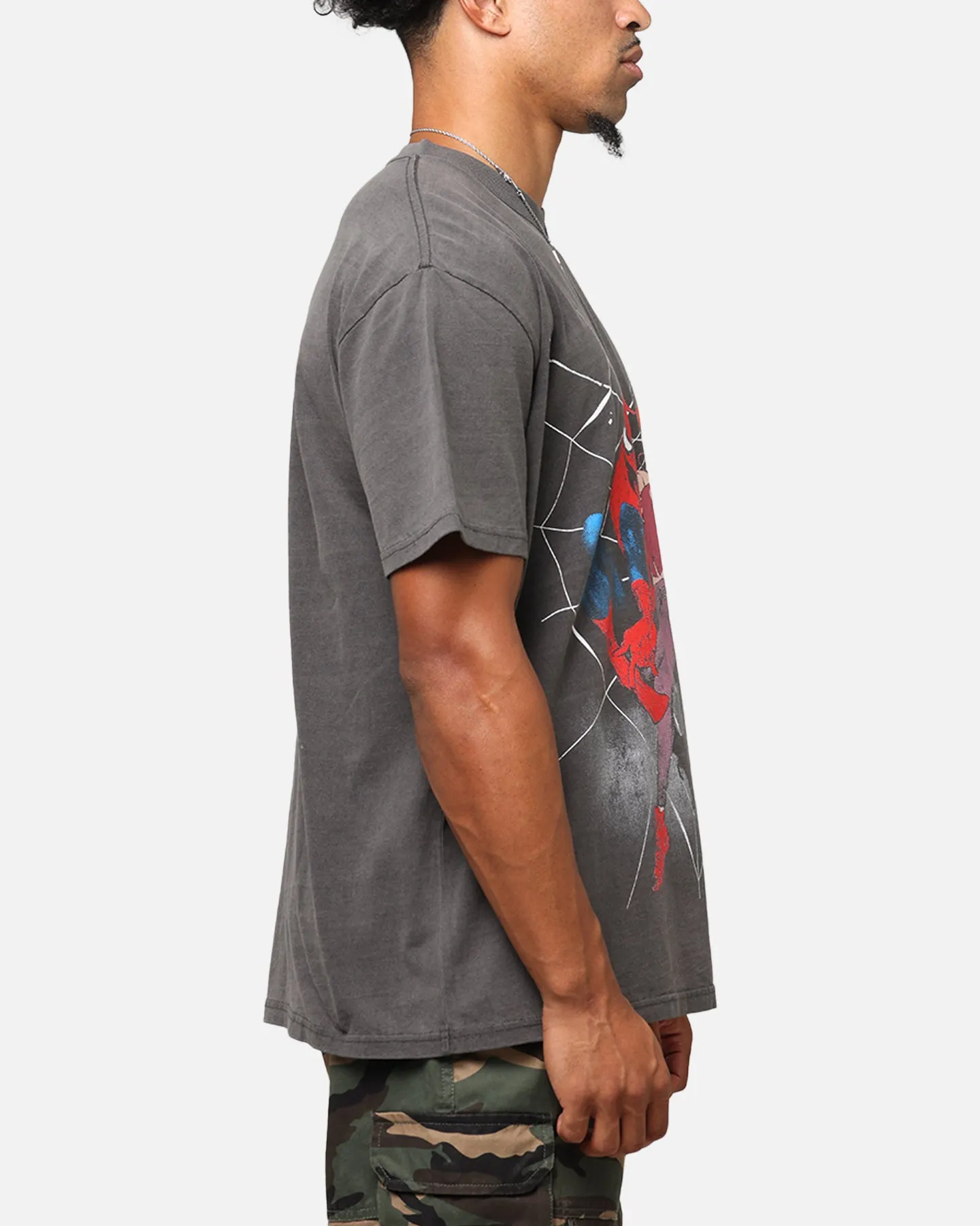 73Studio Marvel’s Spider-Man Peter Parker & MJ Heavyweight T-Shirt Black Wash sold by Culture Kings product image thumbnail 4