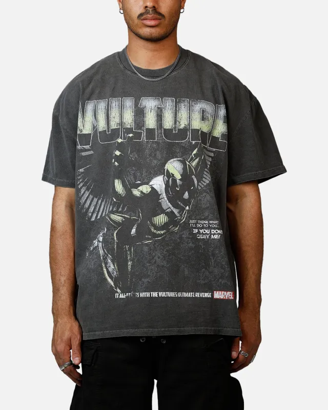 73Studio Marvel Sinister Six Vulture Heavyweight T-Shirt Black Wash made by Culture Kings