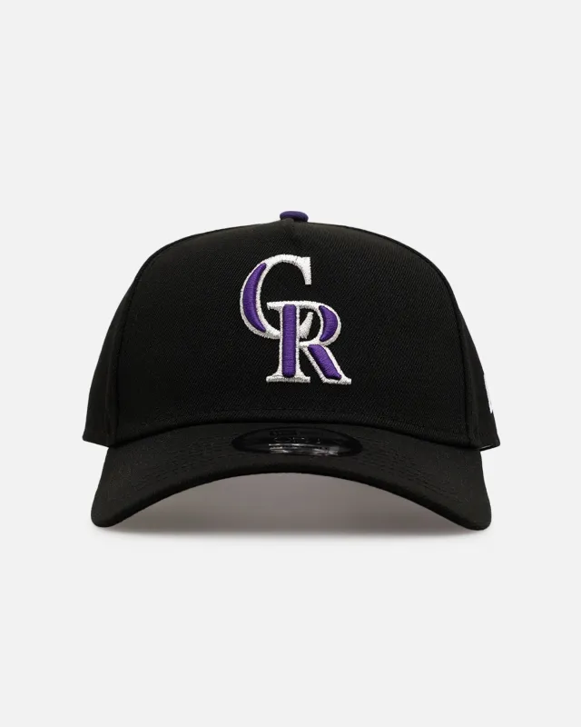 New Era Colorado Rockies 'On Field' 9FORTY A-Frame Snapback Official Team Color made by New Era