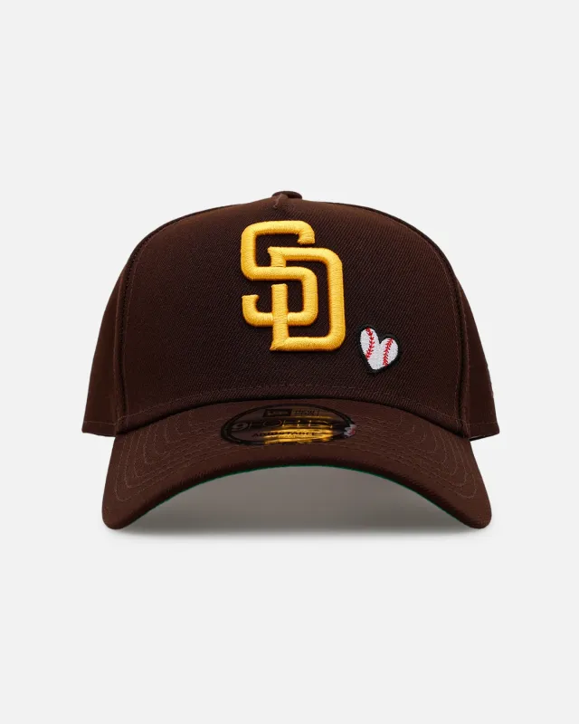 New Era San Diego Padres 'Baseball Hearts' 9FORTY A-Frame Snapback Official Team Color made by New Era