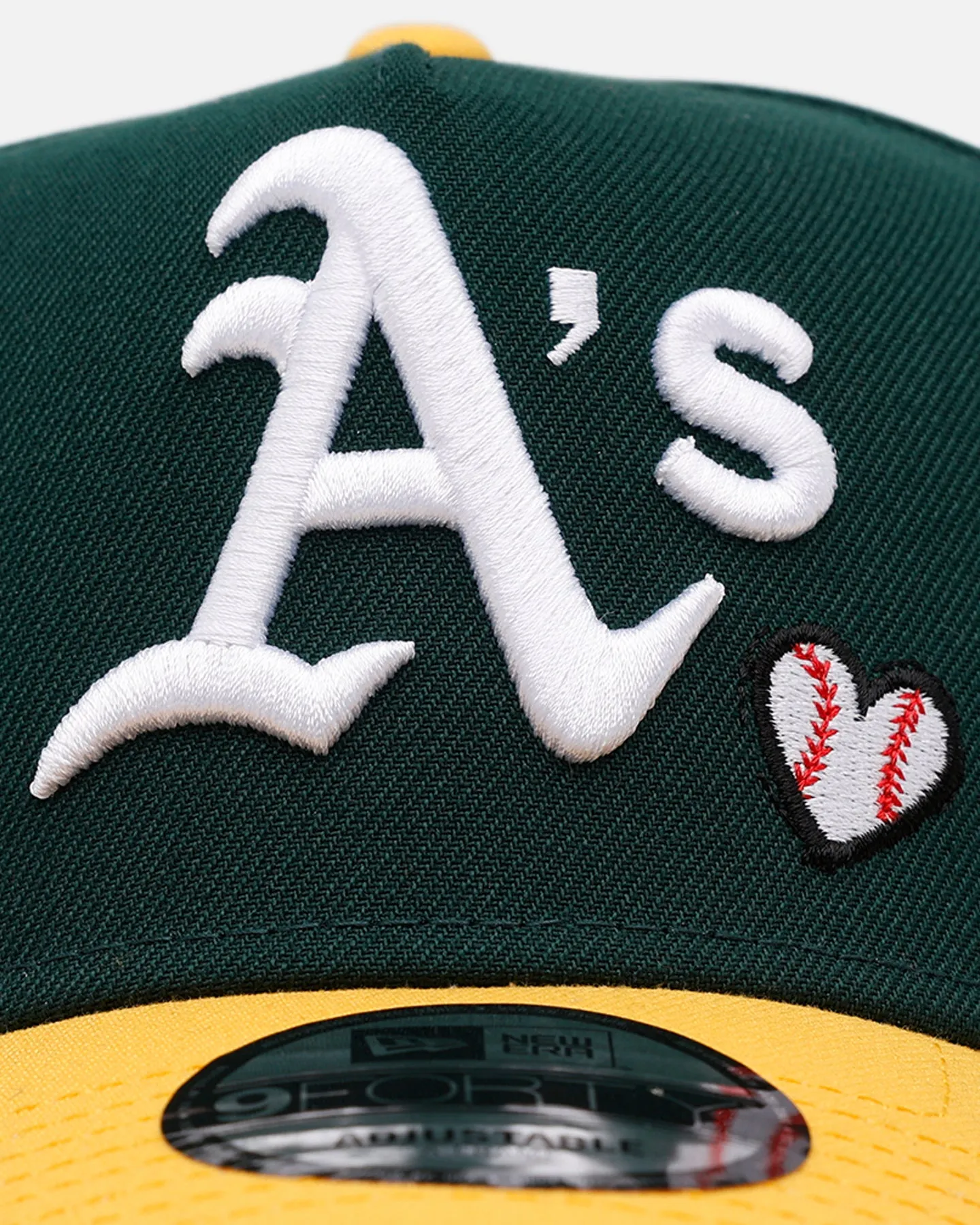 New Era Oakland Athletics 'Baseball Hearts' 9FORTY A-Frame Snapback Official Team Color sold by Culture Kings product image thumbnail 5