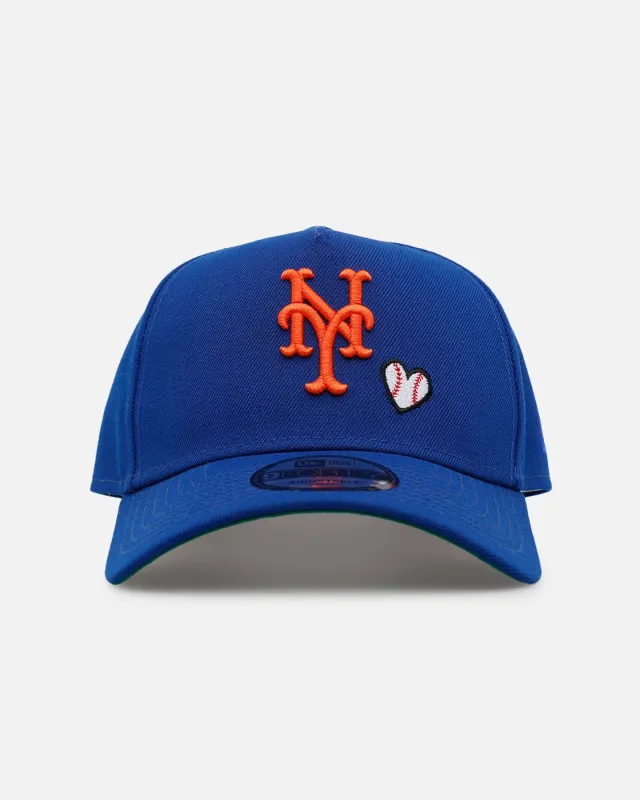 New Era New York Mets 'Baseball Hearts' 9FORTY A-Frame Snapback Official Team Color made by New Era