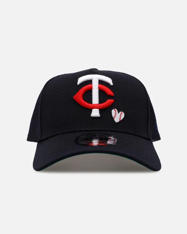 New Era Minnesota Twins 'Baseball Hearts' 9FORTY A-Frame Snapback Official Team Color made by New Era