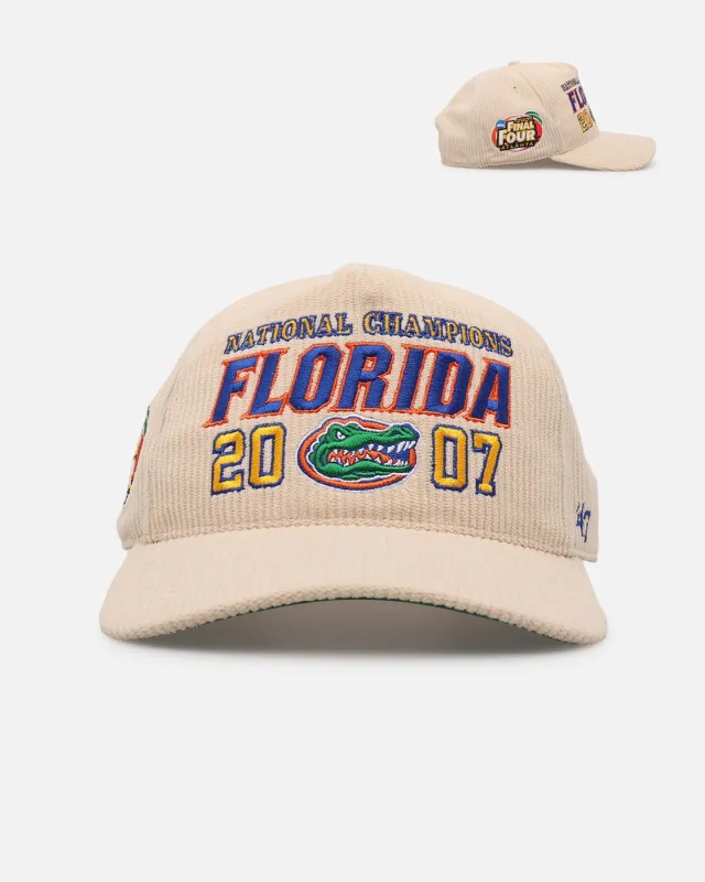 47 Brand Florida 'College Champs' 2007 Champs Hitch Snapback Natural made by 47