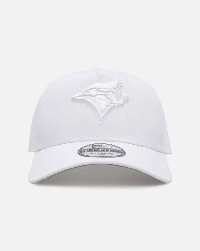 New Era Toronto Blue Jays 'Easy White' 9FORTY A-Frame Snapback White/White made by New Era