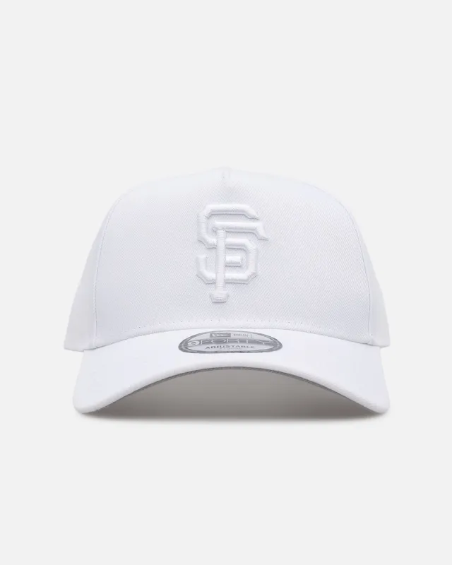 New Era San Francisco Giants 'Easy White' 9FORTY A-Frame Snapback White/White made by New Era