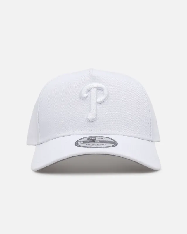 New Era Philadelphia Phillies 'Easy White' 9FORTY A-Frame Snapback White/White made by New Era