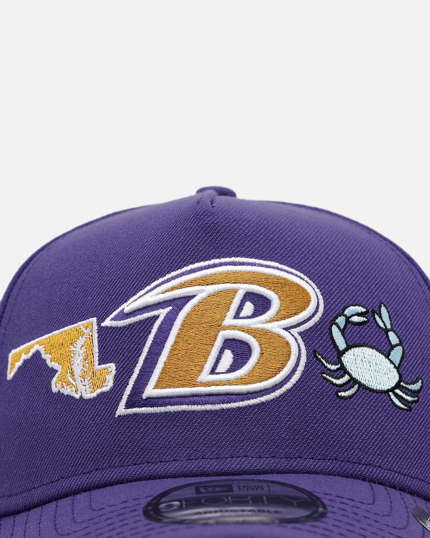 New Era Baltimore Ravens 'City Icons' 9FORTY A-Frame Snapback Purple sold by Culture Kings product image thumbnail 5