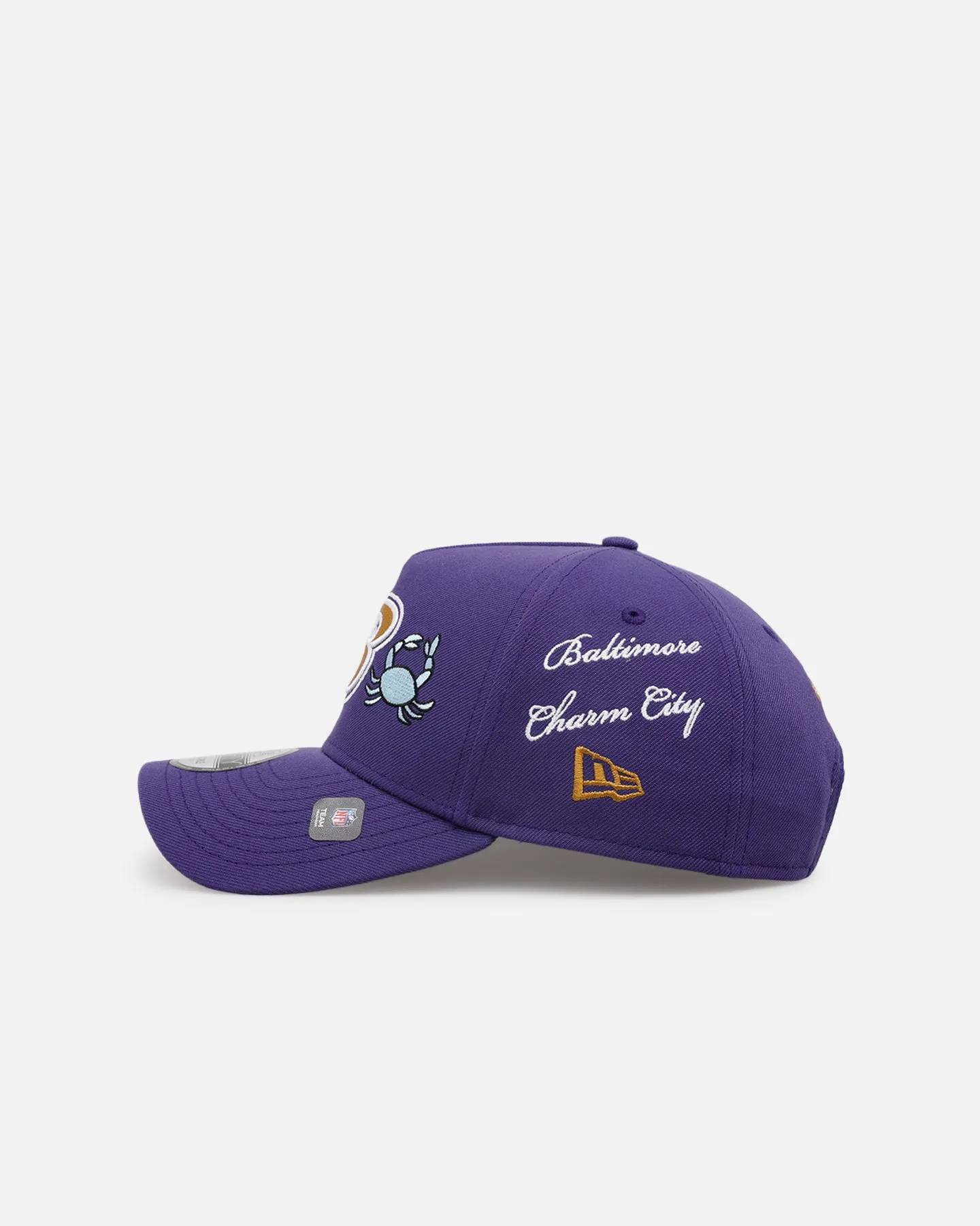 New Era Baltimore Ravens 'City Icons' 9FORTY A-Frame Snapback Purple sold by Culture Kings product image thumbnail 4