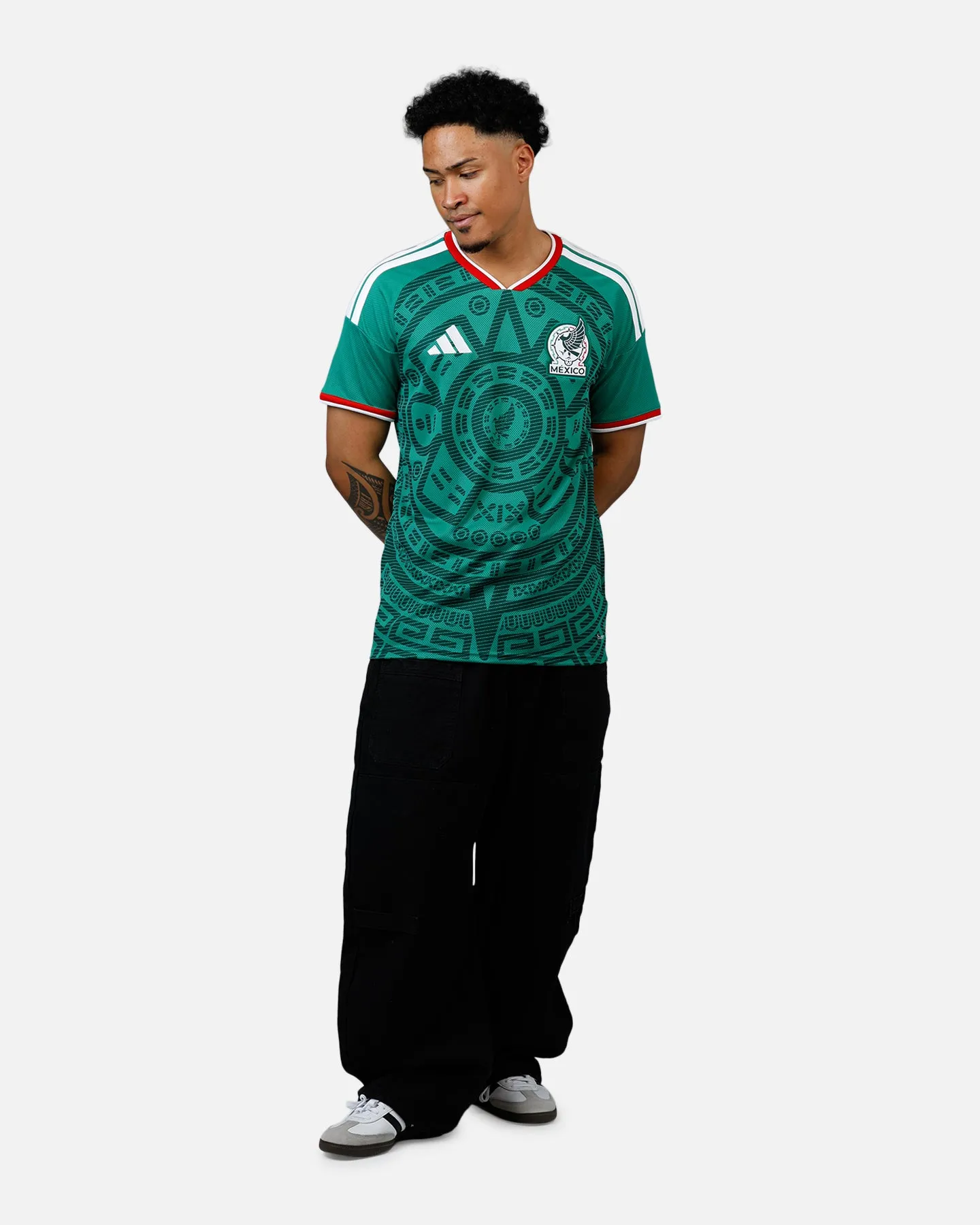 Adidas Mexico Home 26' Replica Jersey Green sold by Culture Kings product image thumbnail 3