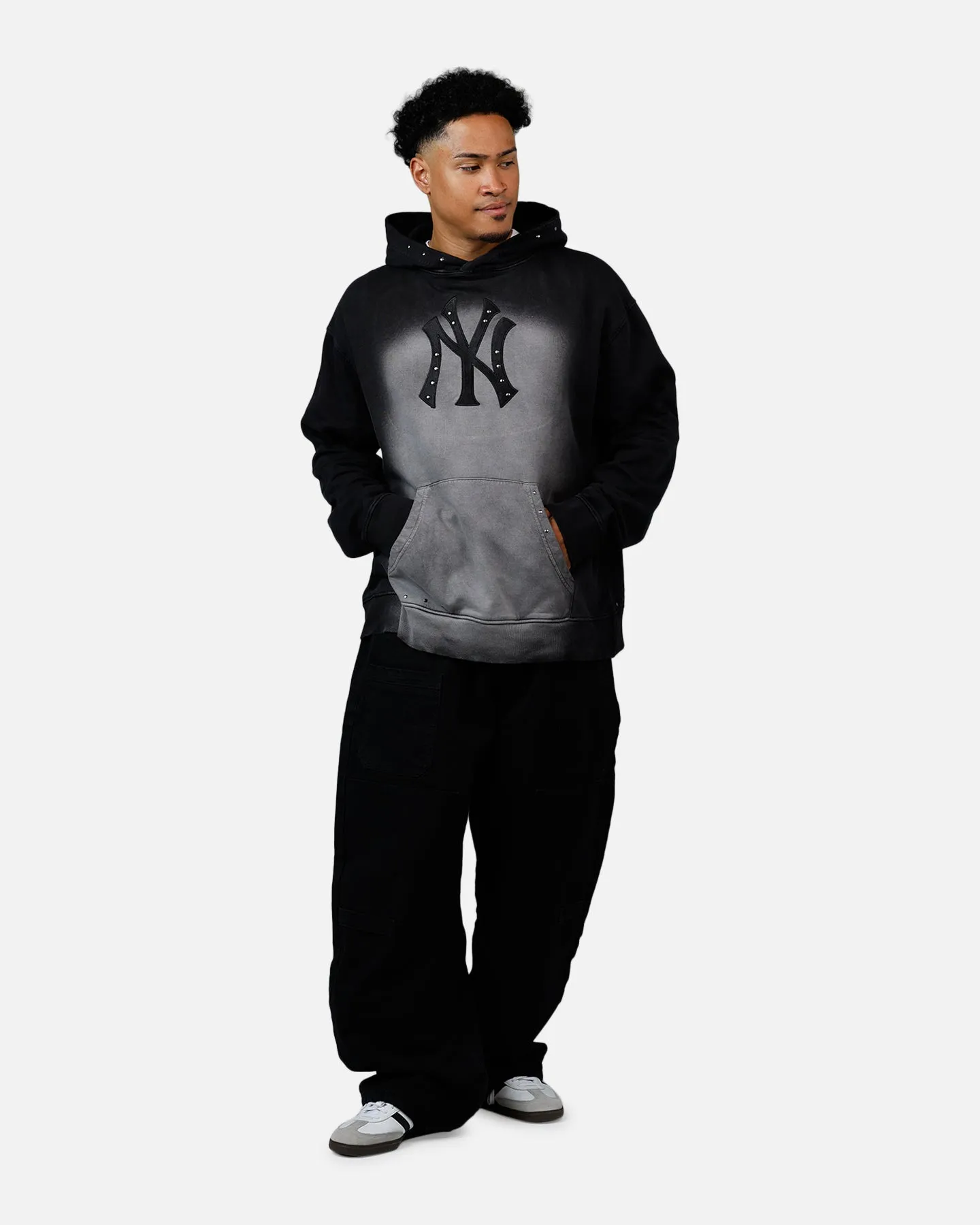 New Era New York Yankees Stud Applique Hoodie Black sold by Culture Kings product image thumbnail 3