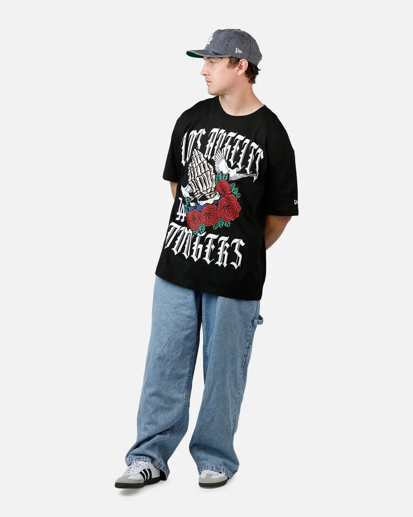 New Era Los Angeles Dodgers Praying Hands T-Shirt Black sold by Culture Kings product image thumbnail 3