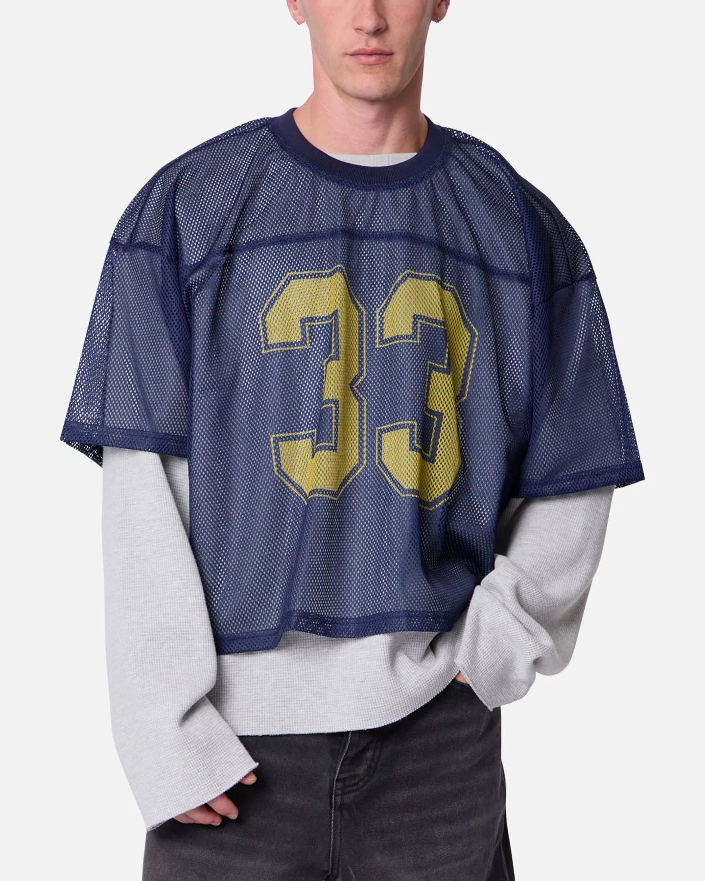 MNML Football Mesh Jersey Black sold by Culture Kings product image thumbnail 3