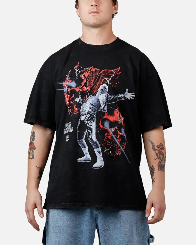 73Studio X WWE Wrestlemania 42 Cody Rhodes T-Shirt Black Acidwash made by Culture Kings