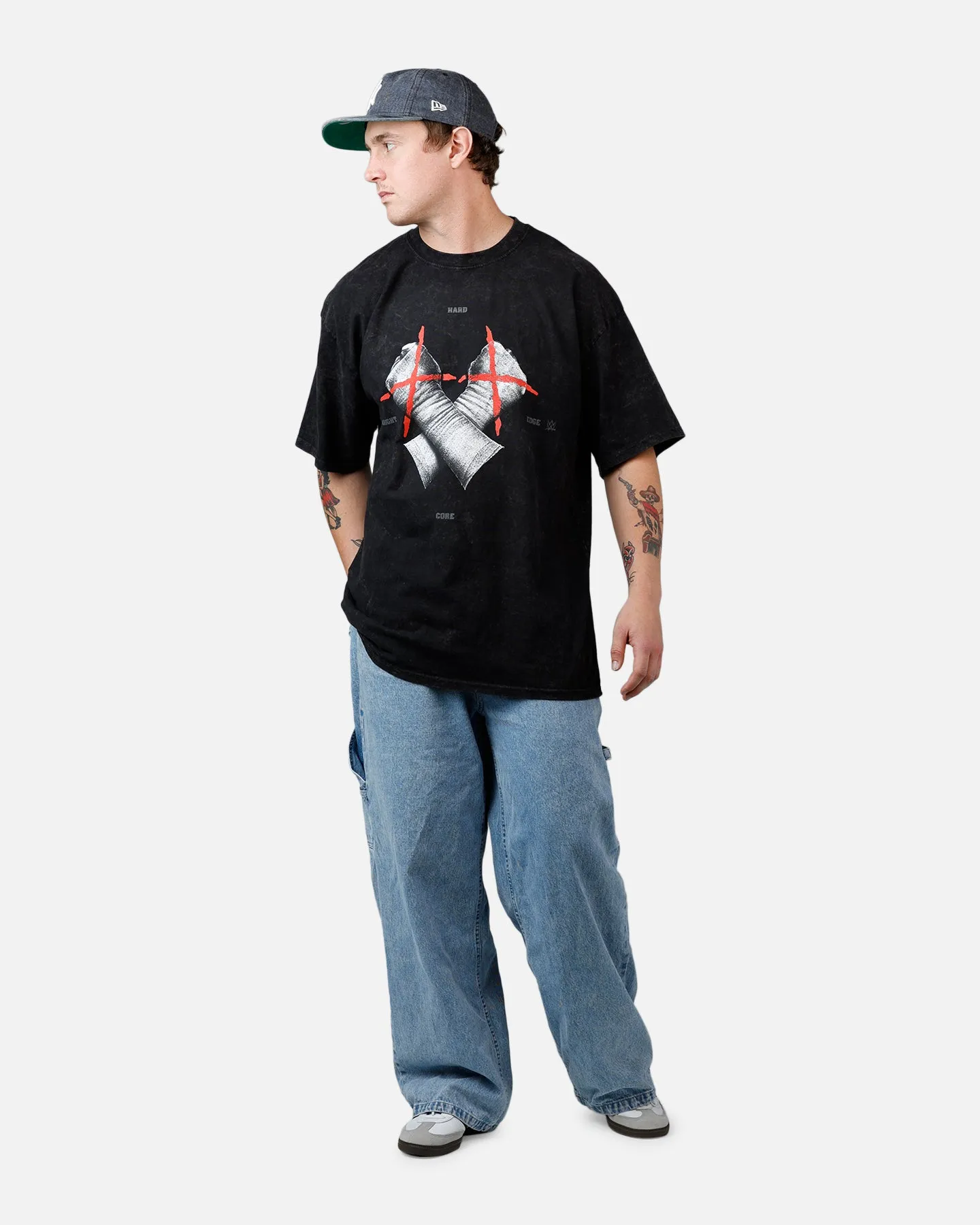 73Studio X WWE Wrestlemania 42 CM Punk T-Shirt Black Acidwash sold by Culture Kings product image thumbnail 3