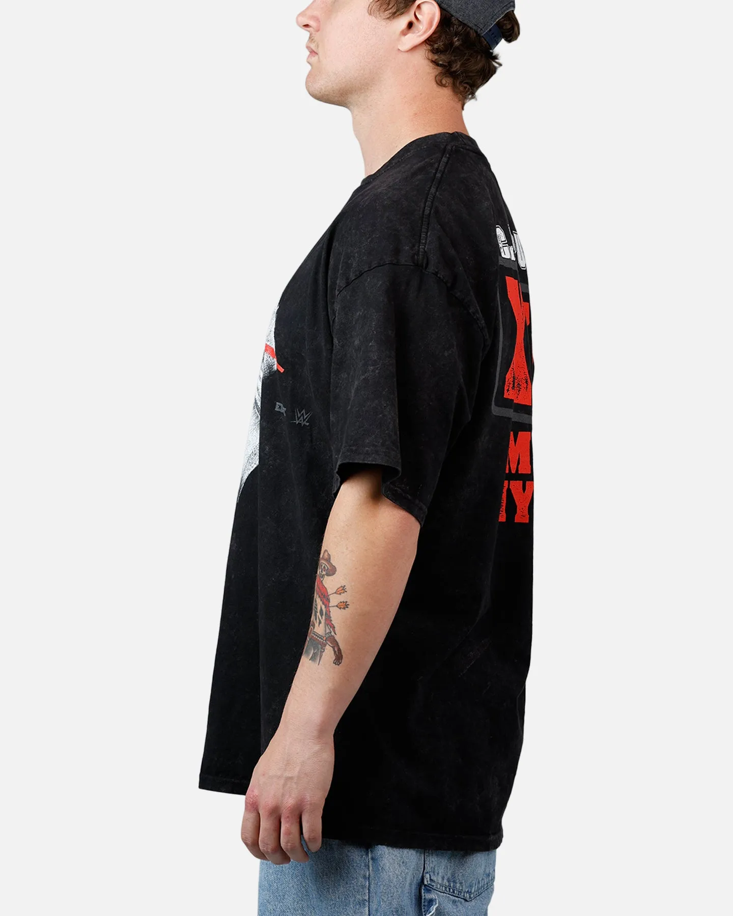 73Studio X WWE Wrestlemania 42 CM Punk T-Shirt Black Acidwash sold by Culture Kings product image thumbnail 5